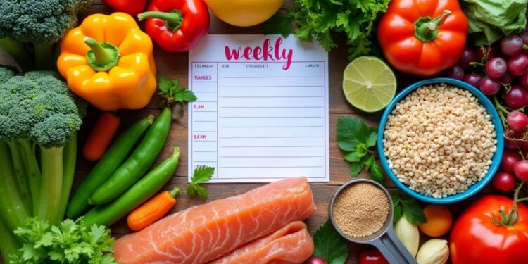 nutritious weekly menu tips