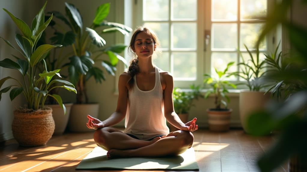 comfortable seated yoga position